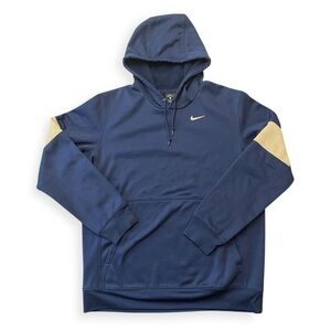 Nike Navy Hoodie with Beige Details